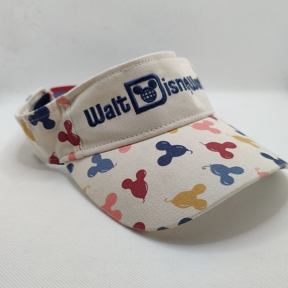 Disney Accessories - Disney Parks Forever x Junk Food All Over Figural Mickey Balloons Sun Visor Hat